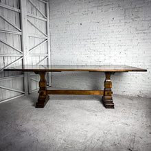 Load image into Gallery viewer, Rustic Pine Pedestal Dining Table
