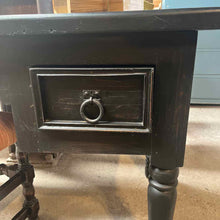 Load image into Gallery viewer, Traditional Black Wood Desk

