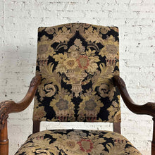 Load image into Gallery viewer, Renaissance Revival Carved Wood Armchair
