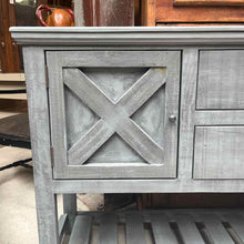 Load image into Gallery viewer, Rustic Wood Buffet Cabinet
