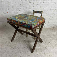 Load image into Gallery viewer, Mexican Folk Art Painted Desk &amp; Chair
