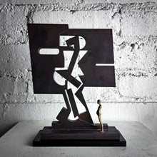 Load image into Gallery viewer, 1976 Ernset Trova Contemporary Post War Metal Sculpture
