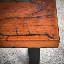 Load image into Gallery viewer, Modern Glossy Resin Wood Side Table
