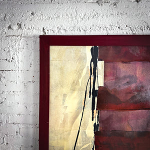 Lane Van Doren Abstract Impasto Canvas Painting