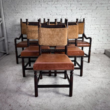 Load image into Gallery viewer, Set of 6 Evos W-64 Leather Alder Dining Chair
