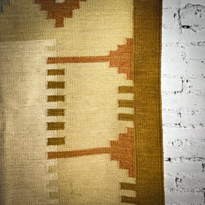 Hand Woven Wool India Flatweave Rug