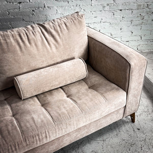 American Modern Microvelvet Sofa