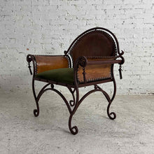 Load image into Gallery viewer, Spanish Colonial Iron Frame Armchair
