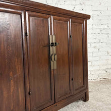 Load image into Gallery viewer, Chinese Elm Ming-Style Scholar Cabinet
