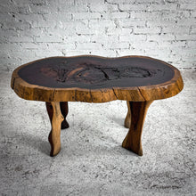 Load image into Gallery viewer, Live Edge Tropical Hardwood Cocktail Table

