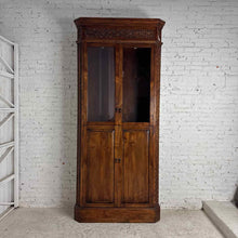 Load image into Gallery viewer, Tall Spanish Colonial Carved Display Cabinet
