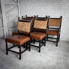 Load image into Gallery viewer, Set of 6 Evos W-64 Leather Alder Dining Chair
