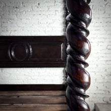 Load image into Gallery viewer, Four Poster Victorian Style Queen Wood Bed Frame
