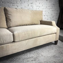 Load image into Gallery viewer, EJ Victor Transitional Striped Velour Sofa
