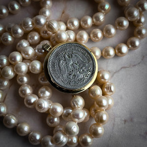 Piedras Contemporary Mexican Pearl Multi-Strand Necklace