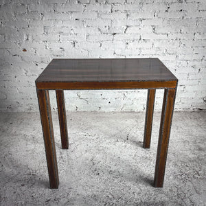 Rachel Horn Minimalist Copper Clad Side Table