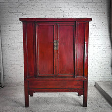 Load image into Gallery viewer, Antique Chinese Lacquered Elm Wood Altar Cabinet
