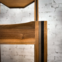 Load image into Gallery viewer, Set of 3 Navajo Style Walnut Bar Stool or Bench
