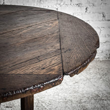 Load image into Gallery viewer, 19th Century French Provincial Tilt Top Oak Accent Table

