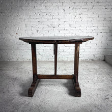 Load image into Gallery viewer, 19th Century French Provincial Tilt Top Oak Accent Table
