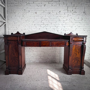 19th Century William IV Style Buffet Cabinet