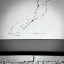 Load image into Gallery viewer, Peter Leventhal Figurative Charcoal Drawing
