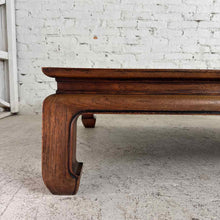 Load image into Gallery viewer, Ming Style Waisted Hardwood Coffee Table
