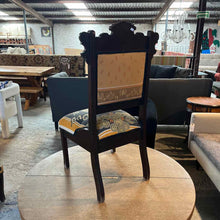 Load image into Gallery viewer, Set of 2 1880's Victorian Eastlake Style Wood Frame Accent Chair
