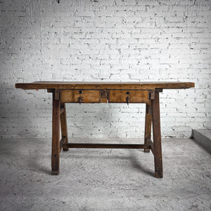 Early 20th C. Farmhouse Kitchen Island