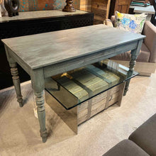 Load image into Gallery viewer, Country Style Painted Writing Desk
