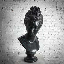 Load image into Gallery viewer, Vintage Neoclassical Bust Bronze Sculpture
