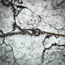 Load image into Gallery viewer, Contemporary Artisan Mixed Metals Fossil Pendant Necklace
