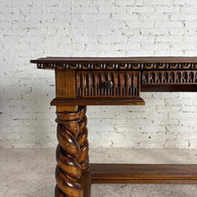Load image into Gallery viewer, Barley Twist Jacobean Revival Desk

