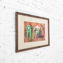 Load image into Gallery viewer, 20th Century Juan Ezcurdia Surrealist Watercolor Painting
