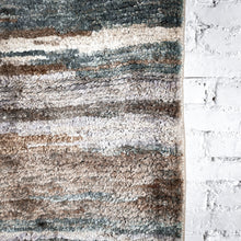 Load image into Gallery viewer, Contemporary Hand Knotted Linen Natural Rug
