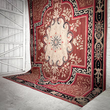 Load image into Gallery viewer, Large Aubusson Wool European Flatweave Rug
