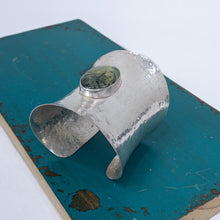 Load image into Gallery viewer, Andrea Arisiaga Hammered Silver Eye of Spirit Bracelet
