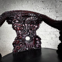 Load image into Gallery viewer, 1900&#39;s Japanese Meiji Carved Dragon Accent Chair
