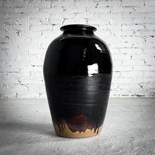 Load image into Gallery viewer, Large Hand Thrown Glazed Stoneware Vase
