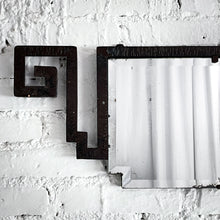 Load image into Gallery viewer, 1940s Horizontal Art Deco Iron Accent Mirror
