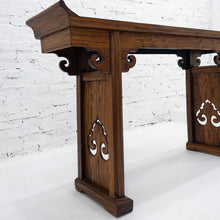 Load image into Gallery viewer, Asian Lacquered Altar Wood Console

