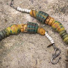 Load image into Gallery viewer, Vintage Tribal Trade Beads Necklace

