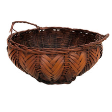 Load image into Gallery viewer, Vintage Japanese Woven Bamboo Basket

