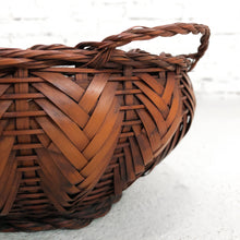 Load image into Gallery viewer, Vintage Japanese Woven Bamboo Basket
