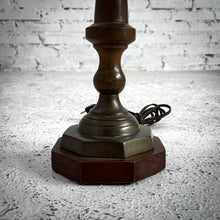 Load image into Gallery viewer, 20th Century Patina Brass Standard Table Lamp

