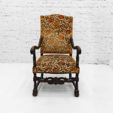 Load image into Gallery viewer, 19th Century Georgian Damask Chenille Armchair
