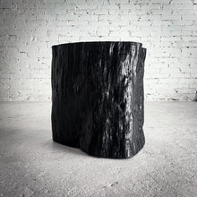 Load image into Gallery viewer, Lychee Carbonized Trunk Stool

