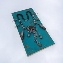Load image into Gallery viewer, Andrea Arisiaga Brutalist Silver Fossil Necklace
