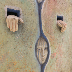Sergio Bustamante Surrealist Relief Sculpture