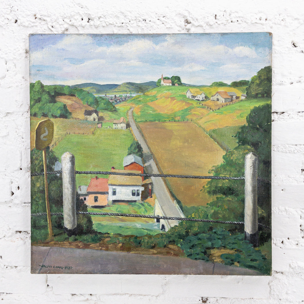 Ralph Craig Expressionist Oil Canvas Landscape Painting
